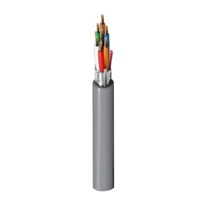 Belden 5405FE 008U1000 20/7 Shielded Security and Sound Cable, BC, Riser-CMR, 1000' (304.8m), Gray