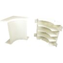 Wiremold 5417FO-WH 5400 Series Radiused Full Capacity Internal Elbow Fitting, White