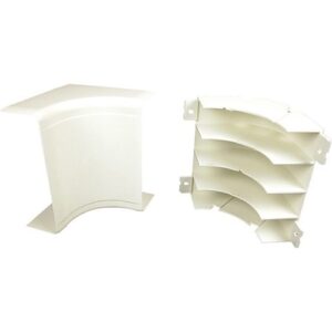 Wiremold 5417FO-WH 5400 Series Radiused Full Capacity Internal Elbow Fitting, White