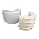 Wiremold 5418FO 5400 Series Radiused Full Capacity External Elbow Fitting