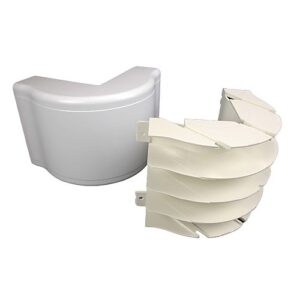 Wiremold 5418FO-WH 5400 Radiused Full Capacity External Elbow Fitting