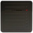 HID 5455BGN00 ProxPro II Proximity Card Reader with Wiegand Output, Beep On, LED Normally Red, Reader Flashes Green on Tag Read, Charcoal Gray