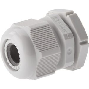 AXIS 5503-831 Plastic Threaded Cable Gland for M25 Holes, 5-Pack, White