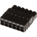 AXIS 5505-271 6-Pin 2.5 Straight Male Connector, 10-Pack, Black