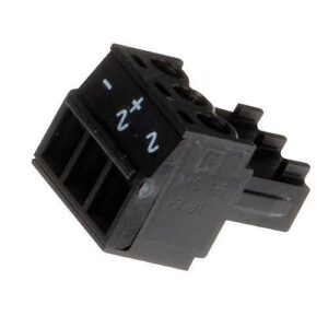 AXIS 5505-281 Connector A 3-Pin 3.81 Straight, 10-Pack, Black