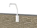 AXIS T91D62 Telescopic Parapet Mount for Outdoor Fixed and PTZ Dome Cameras