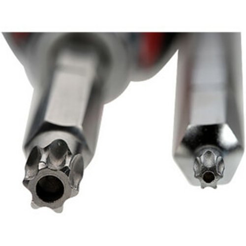 AXIS 5507-711 4-in-1 Security Screwdriver Kit with Double-Sided Insert Bits and Standard Philips Head