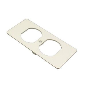 Wiremold 5507D 5500 Series Duplex Receptacle Faceplate Fitting, Ivory
