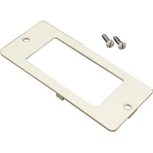 Wiremold 5507R 5500 Rectangle Receptacle Faceplate Fitting