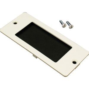 Wiremold 5507R-G 5500 Rectangle Receptacle Faceplate Fitting for Covering Rectangular Decorator Style Devices.