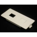 Wiremold 5507RJ Dual RJ11/RJ45 Connector Faceplate Fitting