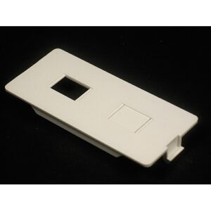 Wiremold 5507RJ Dual RJ11/RJ45 Connector Faceplate Fitting