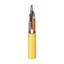 Belden 558AFJ 0041000 22/3 Pair, 18/4, 22/4 Shielded Access Control Cable, Riser-CMR, 1000' (304.8m) Reel, Yellow