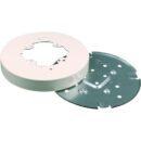 Wiremold 5739WH 500/700 Series Solid Base Fixture Box Fitting, White