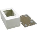 Wiremold 5744SWH 500/700 Single-Gang Deep Switch and Receptacle Box Fitting Designed Especially for Use in the Installation of Signal System and Alarm Wiring