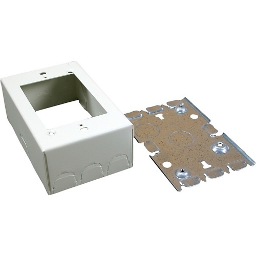 Wiremold 5745WH 500/700 Series Combination Switch and Receptacle Box Fitting