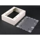Wiremold 5748-3WH 500/700 Three-Gang Switch and Receptacle Box Fitting for Deep Switches and Receptacles