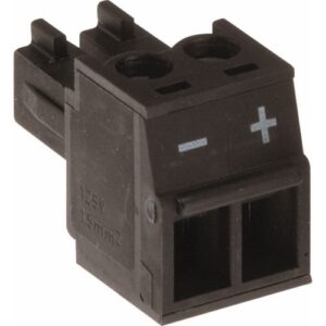 AXIS 5800-901 2-Pin Male Connector for Limited and Full IO Port, 3.81mm, 10-Pack