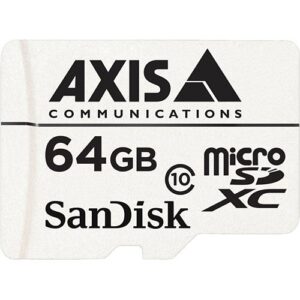 AXIS 5801-961 High Endurance MicroSDXC Surveillance Card, 64GB, 10-Piece