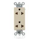 Leviton 5825-I Connectors, 15A 125 250V Europlug, Ivory