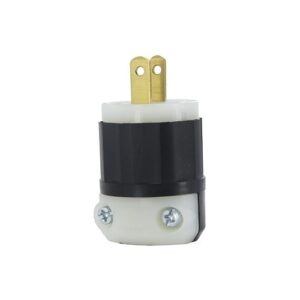 Leviton 5866-C Connectors, Non-Grounding 2-Pole 2-Wire, 15A 125V