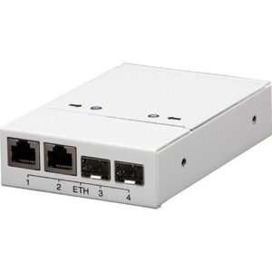 AXIS T8607 Shelf or DIN-Rail Mount Media Converter Switch, 24VDC, White