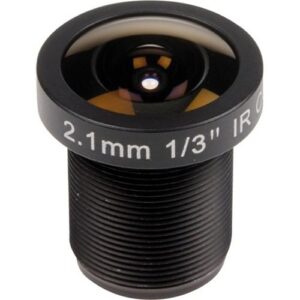 AXIS M12 Wider Field of View Lens for P39 MkII Cameras, 2.1mm, 10-Pack, Black