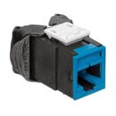 Leviton 5EUJK-RL5 ATLAS-X1 CAT5(e) UTP QUICKPORT Jack, Blue
