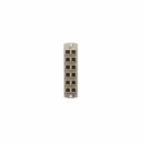 Leviton 5F100-2IC 12-Fiber Compact SC Patch Panel, Beige