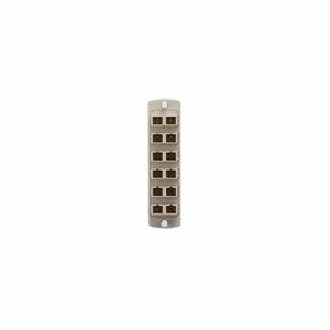 Leviton 5F100-2IC 12-Fiber Compact SC Patch Panel, Beige