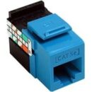 Leviton 5G108-RL5 GigaMax CAT5e QuickPort Jack, Blue