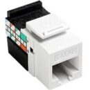 Leviton 5G108-RW5 GigaMax CAT5e QuickPort Jack, White