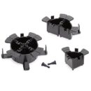 Leviton 5R100-14R Fiber Cable Management Quarter-Round Ring Kit, 4-Pack