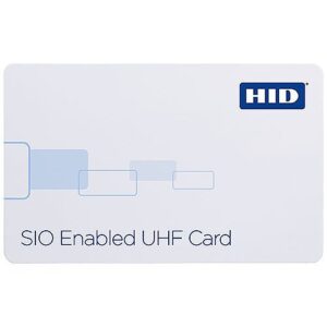 HID 600TGGNN iCLASS SE 600x SIO Enabled UHF Card, Glossy Front and Back, No Numbers, No Slot
