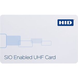 HID 6013TGGAAN UHF iCLASS Smart 32K Card, UHF and SIO Programmed, Glossy Front and Back, UHF Sequential Matching Encoded/Printed Numbering, iCLASS Matching Numbering, No Slot