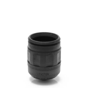 Leviton 6017-L Power Plug, EB BOOT Plug for 15AMP LOCK