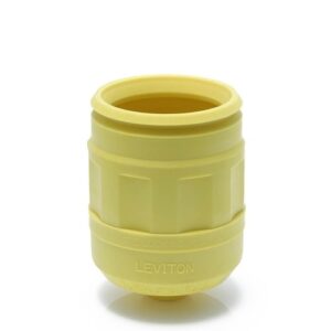 Leviton 6031-Y Boot for 3-Wire 20/30A Locking Plug, Yellow