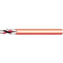 West Penn 60975BRD1000 18/2 Solid Shielded FPLP Fire Alarm Cable, 1000' (304.8m) Reel, Red