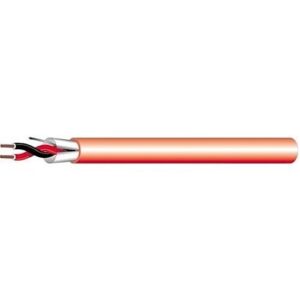 West Penn 60990B 500' Flexible Plenum Cable, 16/2, BC, Red