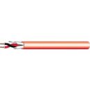 West Penn 60992BSRD1000 14/2 Stranded Shielded FPLP Fire Alarm Cable, 1000' (304.8m) Reel, Red