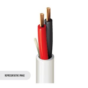 Belden 6100UE 004U1000 14/2 Stranded Security and Commercial Audio Cable, Plenum, BC, CL2P, Flamarrest, 1000' (304.8m) UnReel, Yellow