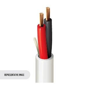 Belden 6100UE 009U1000 14/2 Stranded Security and Commercial Audio Cable, Plenum, BC, CL2P, Flamarrest, 1000' (304.8m) UnReel, White