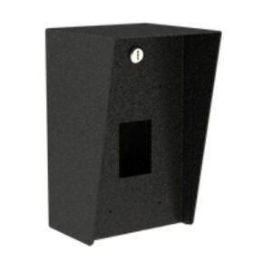 Pedestal Pro 610HOU-AIP-01-CRS Intercom Housing, Black Steel, Portrait Orientation, 6" x 10"