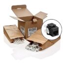 Leviton 61110-2E6 eXtreme CAT6 QuickPort Jack, 200-Pack, Black