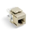 Leviton 61110-RI6 eXtreme CAT6 QuickPort Jack, Ivory