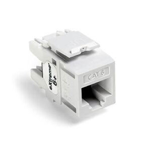 Leviton 61110-RW6 eXtreme CAT6 QuickPort Jack, White