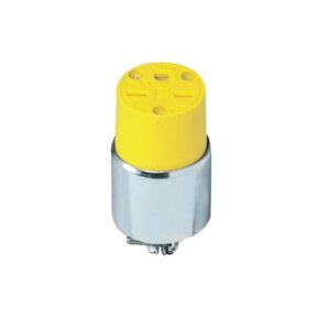 Leviton 615CA IEC Receptacle 3-Pole 4-Wire 63A 200/250V IP44