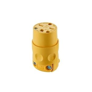 Leviton 615CV Connectors, YL CONN Workshop 2PO 3WI 15A250V