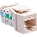 Leviton 61HOM-RT6 HOME Snap-In Jack, T568A/B Wiring, Light Almond