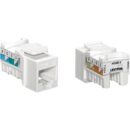 Leviton 61HOM-RW6 HOME Snap-In Jack, T568A/B Wiring, White